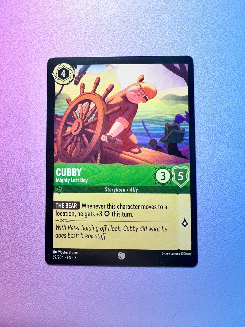 cubby [peter pan] - 69/204 (common) — lorcana: into the inklands